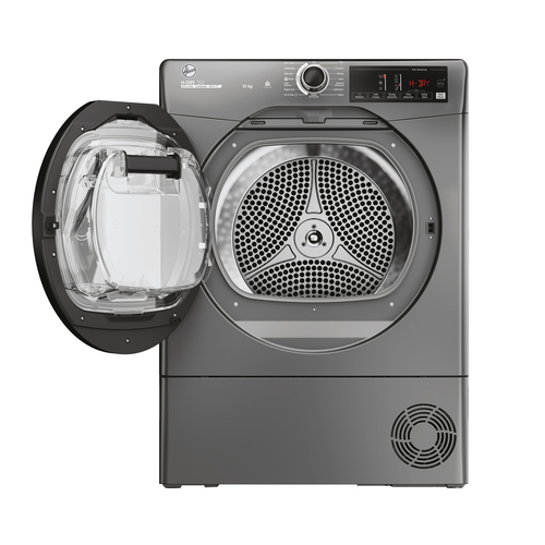 Hoover H-Dry 350 Hre C10TBER-8 WiFi-enabled 10 kg Condenser Tumble Dryer - Graphite, Silver/Grey - image 2