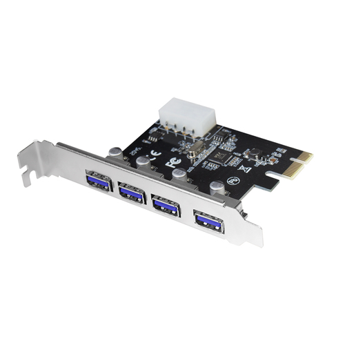 Logilink PCI Express kaart, 4x USB 3.0