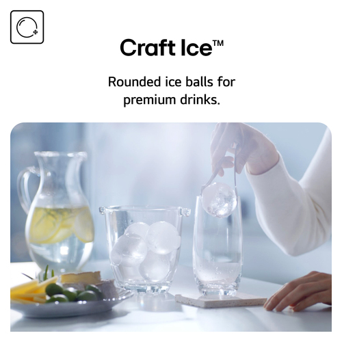 LG InstaView™ GMG96CRAFT Total No Frost American Fridge Freezer - Essence Black Steel - E Rated, Essence Black Steel - image 4