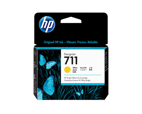 Original HP No. 711 Yellow Ink Cartridge (29ml) - image 1