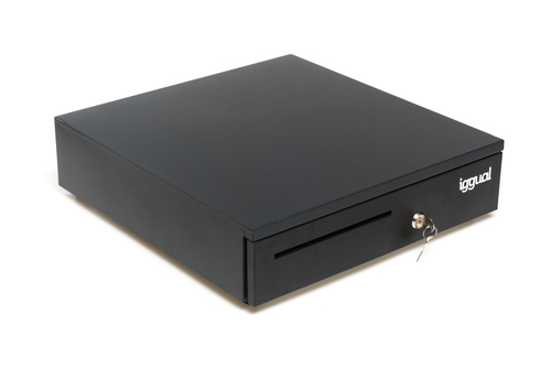 iggual Cajón Portamonedas IRON-35 42cm 5+6 negro