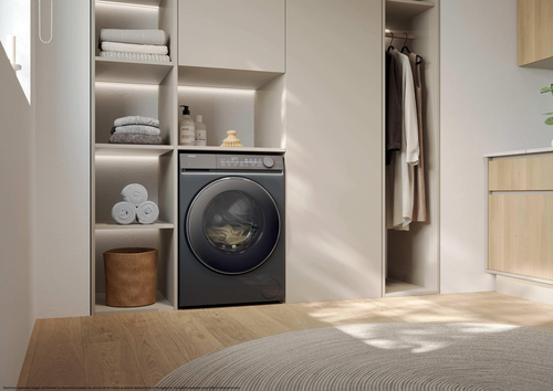 Haier HWD100B14367GUUK washer dryer Freestanding Front-load Graphite – image 8