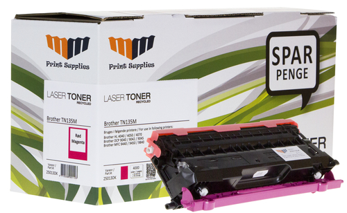 MM Magenta Laser Toner - Brother TN135M - For Brother DCP / HL / MFC – image 1