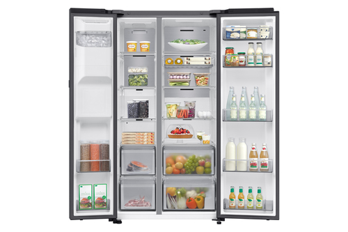 Samsung Bespoke AI Series 8 RS80F66KBFEU American-Style Fridge Freezer - Black - image 2