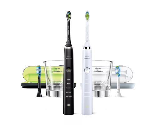 Philips Sonicare DiamondClean HX9354/74 electric toothbrush Adult Sonic toothbrush Black, White