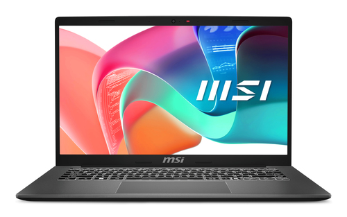 MSI Modern 14 F1MG-869NL Intel Core 5 120U Ноутбук 35,6 cm (14") Full HD 8 GB DDR4-SDRAM 512 GB Твердотельный накопитель (SSD) Wi-Fi 6E (802.11ax) Windows 11 Home Серый