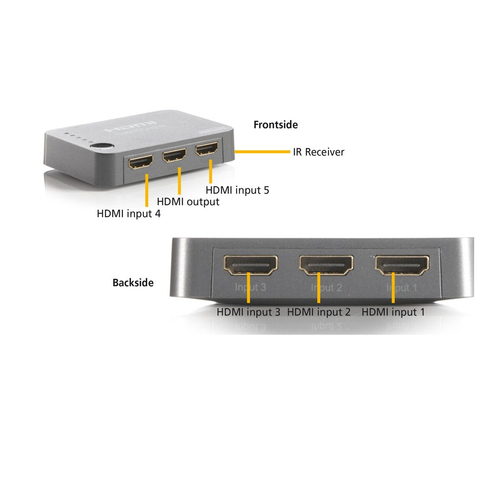 Marmitek Connect 350 UHD 4K 2.0 HDMI auto switch, afbeelding 3