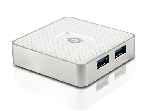 Conceptronic HUBBIES03W USB 3.2 Gen 1 (3.1 Gen 1) Type-A 5000 Mbit/s White