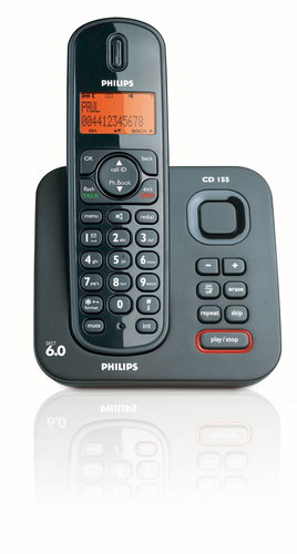 Philips CD1551B/37 telephone Caller ID Black