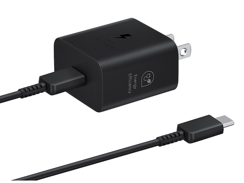 25W TRAVEL ADAPTER WITH CABLE - BLACK