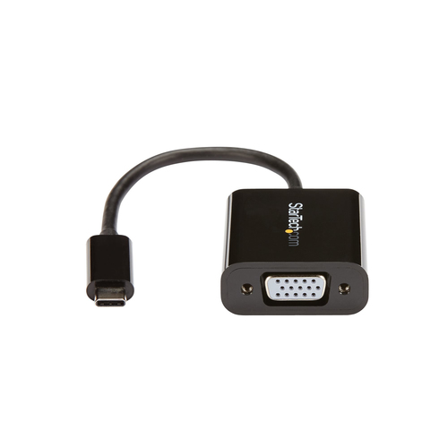 StarTech.com USB-C to VGA Adapter - Black - 1080p - Video Converter For Your MacBook Pro - USB C to VGA Display Dongle (CDP2VGA) USB / VGA adapter 18cm Sort – billede 5