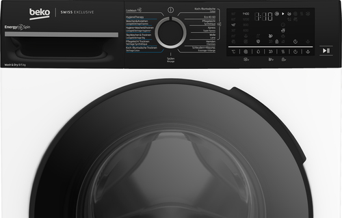 Beko WT310 washer dryer Freestanding Front-load Black, White – image 4