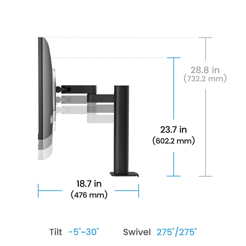 BenQ RD280UA 28" 4K+ BenQ Programming Monitor USB-C Coding modes with Backlight and Flexible Arm - image 8