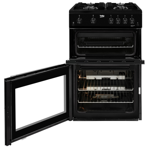 Beko KTG611K 60cm Freestanding Gas Twin Cavity Cooker – image 2