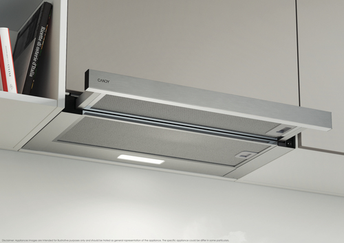 Candy Idea CBT625/2X/1/4U Semi built-in (pull out) Stainless steel 332.1 m³/h – image 5