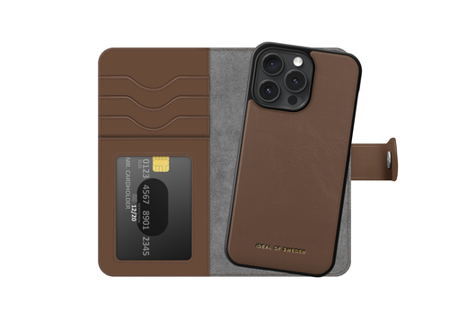 iDeal of Sweden Magnet Wallet+ iPhone 15 Pro Max Dark Brown – image 3