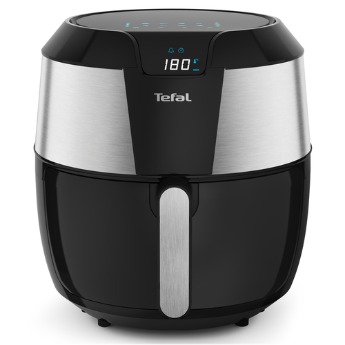 Tefal Easy Fry EY701D Одиночный 5,6 L Автономный 1850 W Аэрофритюрница с горячим воздухом Черный, Нержавеющая сталь