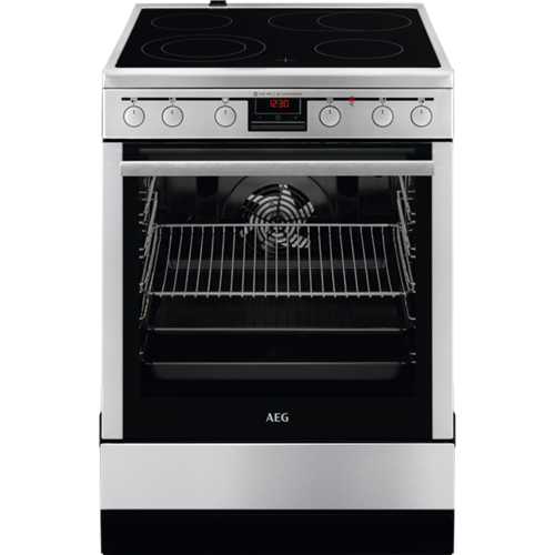 AEG CCB6646ABM Freestanding cooker Electric Ceramic hob Stainless steel