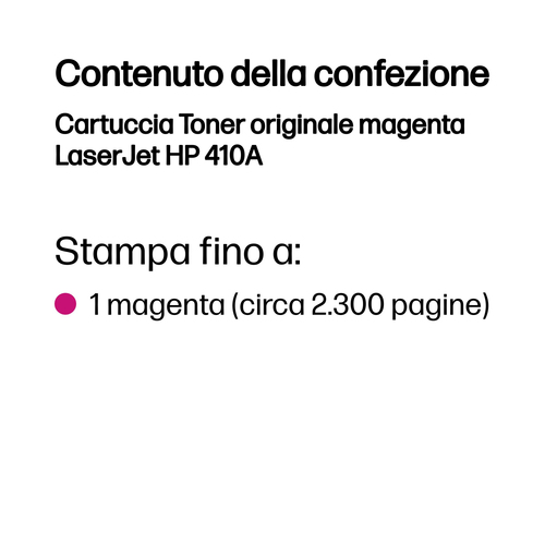 HP 410A – Toner magenta originale