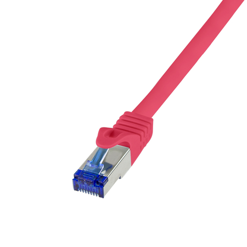C6A034S cable de red Rojo 1 m Cat6a S/FTP S-STP Alrededor