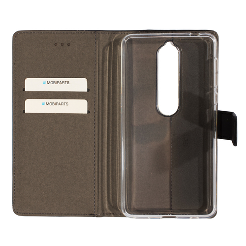 Mobiparts Premium Wallet TPU Case Nokia 6 (2018) Black – image 4