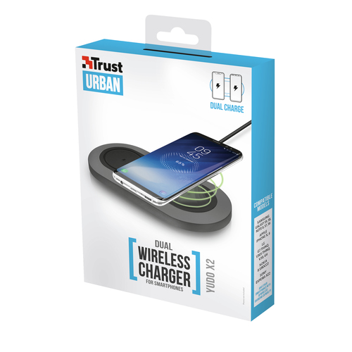 Trust YudoX2 Smartphone Black USB Wireless charging Fast charging Auto – image 5