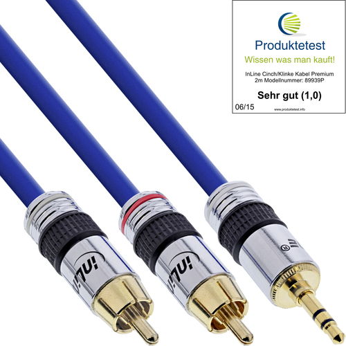 InLine 3m RCA/3.5mm Premium