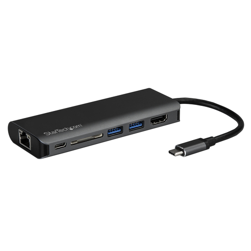StarTech.com USB C Multiport Adapter, Portable USB-C Dock to 4K HDMI, 2-pt USB 3.0 Hub, SD/SDHC, GbE – image 8