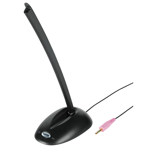 Hama CS-198 Black PC microphone