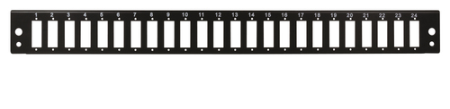 Front panel 24x SC-Duplex or LC-Quad for 19" fiber optic enc