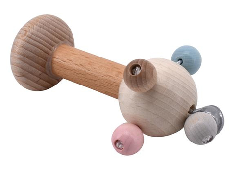 Voggenreiter 1232 Tic Toc houten rammelaar boom met belletje, afbeelding 2
