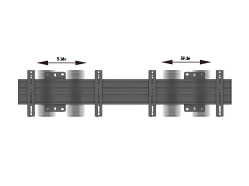 Multibrackets 7000 soporte para pantalla de señalización 81,3 cm (32") Negro
