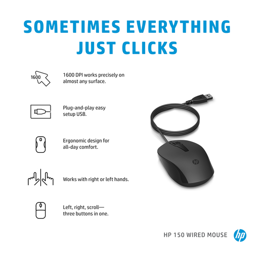 HP 150 Wired Mouse – image 8
