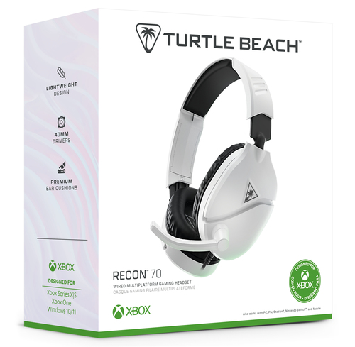 Turtle Beach Ear Force Recon 70X White (2024) gaming headset – Foto 9 van 10
