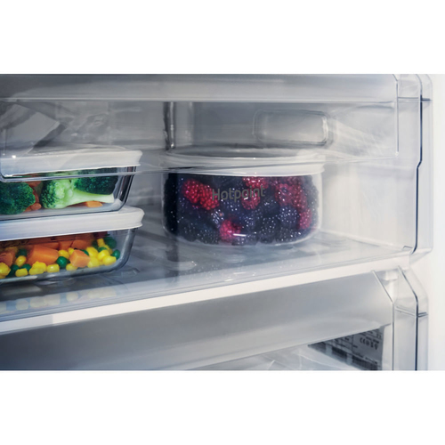 Hotpoint Low Frost HBUFZ011.UK Integrated Undercounter Freezer - Fixed Hinge, Silver/Grey - image 4
