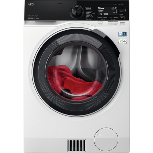 AEG 914 610 703 стирально-сушильная машина Отдельно стоящий Фронтальная загрузка Черный, Белый