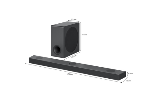 LG S90QY.DGBRLLK soundbar speaker Black 5.1.3 channels – image 5