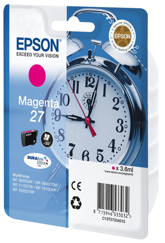Epson 27 – Cartuccia magenta originale (Sveglia)