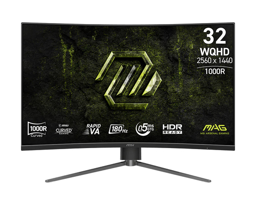 MSI MAG 325CQPF E18 монитор для ПК 80 cm (31.5") 2560 x 1440 пикселей Wide Quad HD Черный