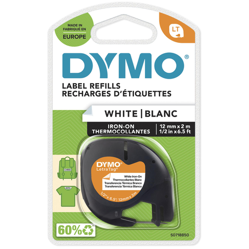 (12mm) Iron on Cloth Tape for Dymo LetraTAG Label - S0718850 - image 1
