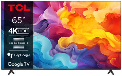 TCL P655 65P655 телевизор 165,1 cm (65") 4K Ultra HD Smart TV Wi-Fi Черный