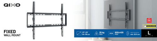 Qixo QXTVWALLMOUNTFX35K TV mount/stand – image 2