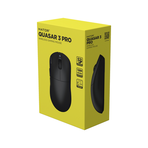 HATOR Quasar 3 Pro Wireless muis Gamen Rechtshandig RF Wireless + Bluetooth + USB Type-C Optisch 300, afbeelding 7