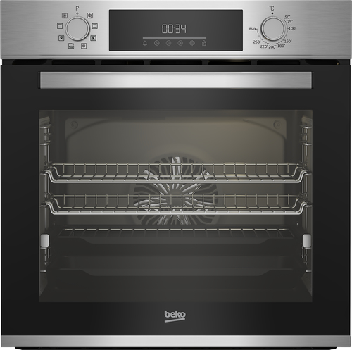 Beko BBQM22301XC 60cm Built-In Single Multi-Function Oven with Touch Control LED Timer