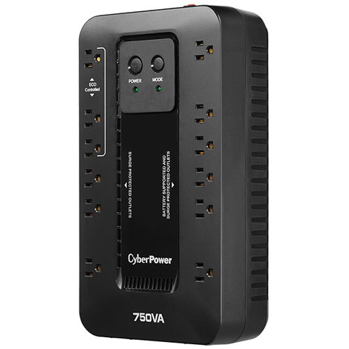 CyberPower EC750G sistema de alimentación ininterrumpida (UPS) En espera (Fuera de línea) o Standby (Offline) 0,75 kVA 450 W 12 salidas AC imagen 3