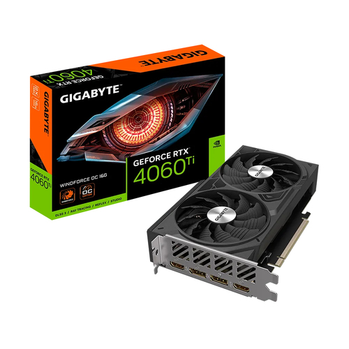 GIGABYTE GeForce RTX 4060 Ti WINDFORCE OC 16G NVIDIA 16 GB GDDR6