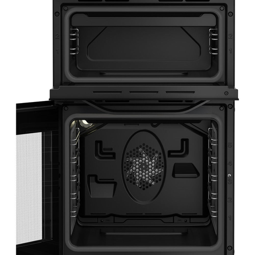 Hotpoint HTE5VCB 50cm Twin Cavity Electric Cooker in Black Ceramic Hob - image 3