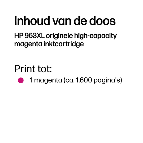 HP 963XL Cartouche Magenta – Photo 3 sur 11