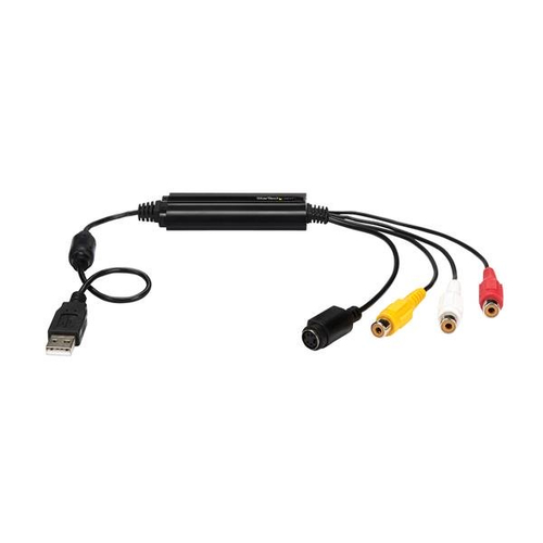 StarTech USB Video Capture Adapter Cable, S-Video/Composite to USB 2.0 SD Video Capture Device Cable, TWAIN Support, Analog to Digital Converter for Media Storage, For Windows Only - SD Video Capture Cable (SVID2USB232) - videooptagelsesadapter - USB 2.0 – billede 5