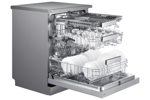 Samsung Series 7 AutoRelease™ DW70H73YCFRU4 14 Place Setting Smart Freestanding Dishwasher, Silver – image 9